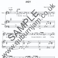 Andy Sheet Music Sample