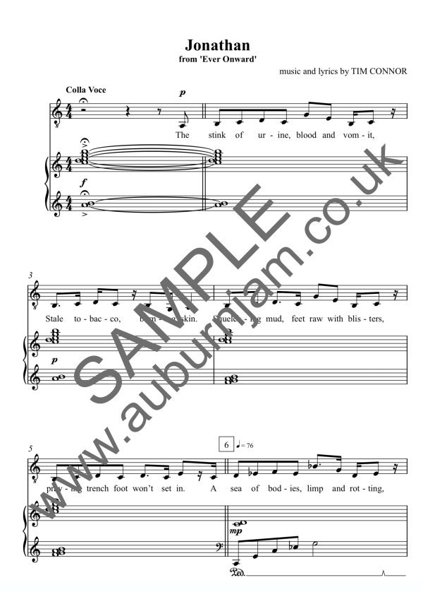 "Jonathan" from Ever Onward - Sheet Music (Download)