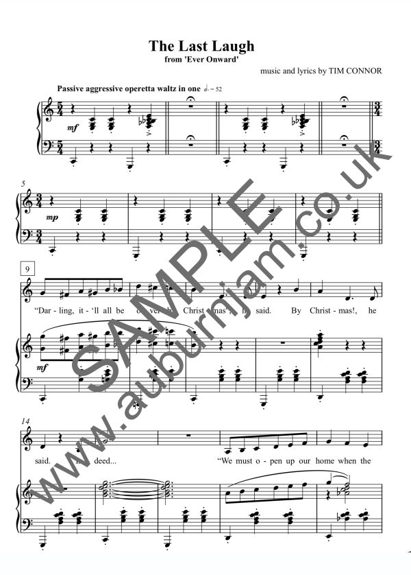 "The Last Laugh" from Ever Onward - Sheet Music (Download)